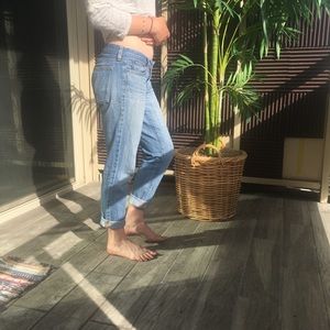 J. Crew boyfriend crop jeans